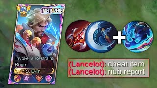 WHEN GLOBAL ROGER ABUSE THIS PERFECT TRUE DAMAGE BUILD IN RANK GAME!! (MUST TRY) | MLBB