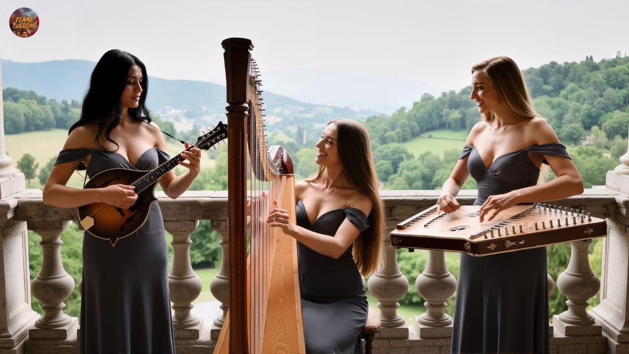 City Glow at CN Tower -- Flamenco Guitar, Sax, Accordion & Flute Night Mood