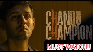 CHANDU CHAMPION | TRAILER REVIEW | KARTHIK AARYAN | KABIR KHAN | SAJID NADIADWALA | BIOGRAPHY |