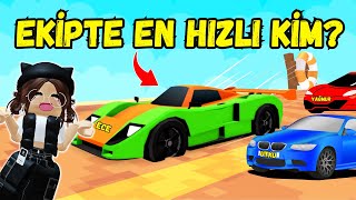 EKİBİN EN HIZLISI ACABA KİM?🤣AYŞEM ECE ARI💥ARIGİLLER🐝ROBLOX CAR RACING SIMULATOR screenshot 5