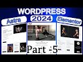 How to make FREE WordPress Website [2024 Update] Fitness Gym Website -Part 5 | WordPress &amp; Elementor