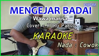 MENGEJAR BADAI - Wawa marisa - KARAOKE - Cover Pa800