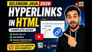 34. Hyperlinks in HTML (Selenium Java 2026)