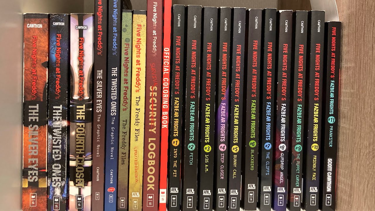 My Five Nights at Freddy’s Book Collection… - YouTube