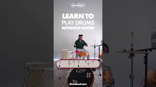 Learn TOM grooves without traditional drum notation! 🥁 #drums #drummer #drumming #drumlesson