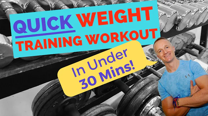 Quick Weight Training Workout In Under 30 Mins