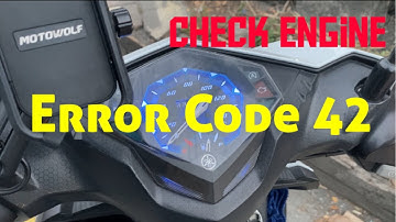 CHECK ENGINE ERROR CODE 42 | Mio i 125 | Madali lang ayusin