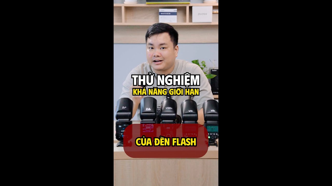 🎥 Test khả năng hồi đèn của Flash Godox V1 / V1 Pro / V100 và Neewer Z2 pro / Neewer Z3 #godox #neewer — Video review, click xem trên YouTube