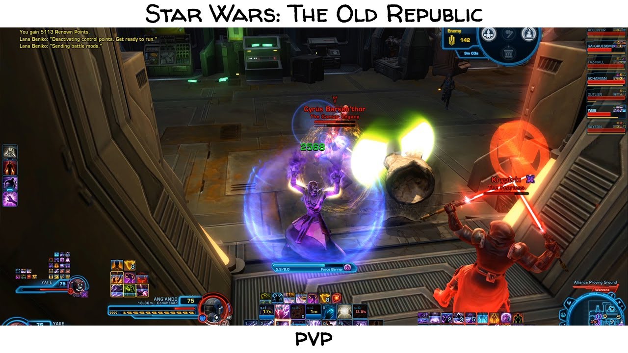 SWTOR PvP - Lightning Sorcerer | Alliance Proving Ground - Full Match | 2020 Gameplay