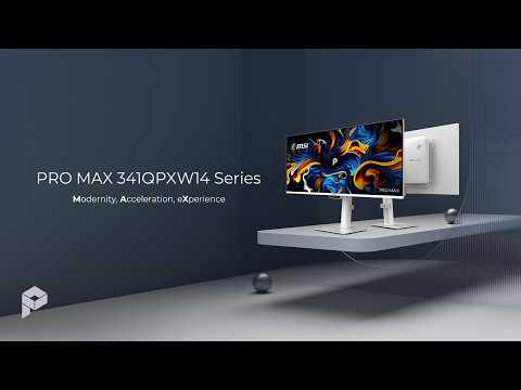 PRO MAX 341QPXW14 Series | OLED Monitor | Modernity, Acceleration, eXperience | MSI