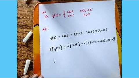 Unit Step Function Laplace Transform - Part 1 | Engineering Mathematics