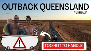 OUTBACK QLD AUSTRALIA, FREE CAMPING- Artesian bore baths, tourist hotspots & CAMP OVEN SCONES! EP.23