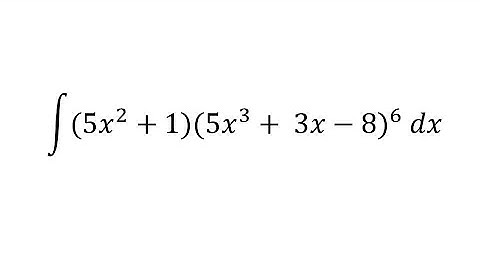 integral of (5x² + 1)(5x³ + 3x - 8)^6 dx