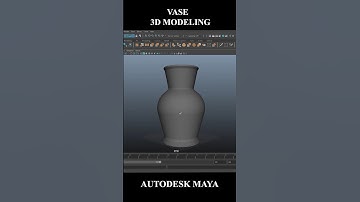 Vase 3D Modeling in Maya #3dmodeling  #3dart #vase