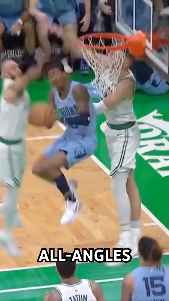 The more you watch the crazier this Ja dunk gets?