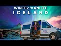 Winter Van Life in ICELAND | Van Camping on the Ring Road In -15°