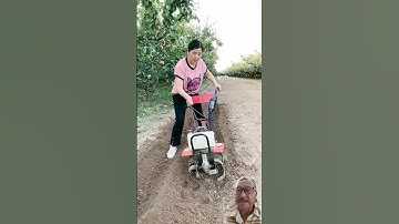 Máy xới đất cầm tay #rotarytiller #farming