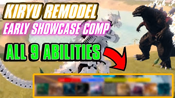 Kiryu Remodel Early Showcase + ALL 9 ABILITIES !!! | Kaiju Universe