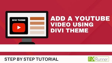 How To Add A YouTube Video Using Divi Theme