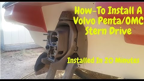 Boat Transom and Floor Rebuild - Installing OMC/Volvo Penta Stern Drive - Part 71