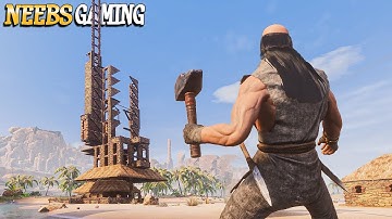 Oh no. He Discovered Elevators. - Conan Exiles