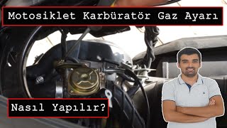 Scooter Motosiklet Karbüratör Gaz Ayarı Nasıl Yapılır?