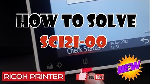 RICOH PRINTER MPC307/SC121-00 || DTECH TV