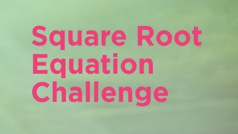 Square Root Equation Challenge #shorts #viral #maths #math #squareroot #mathematics #trending