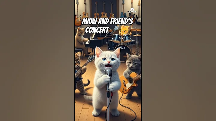 This is what happens when cats have a music band, it's so adorable 😹 #shorts #trending #funny