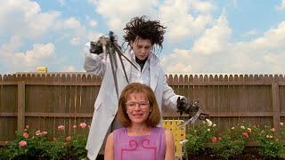 Artificial Man Has Scissor Blades Instead Of Hands Later A Woman Adopts Him As A Family Member 