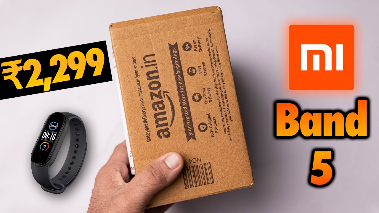 Mi Band 5 Unboxing - Amazon Sale Unit | Better than OnePlus Band ??