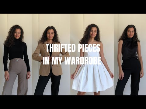 THRIFTED PIECES IN MY WARDROBE  staples, gems, and favorite items 