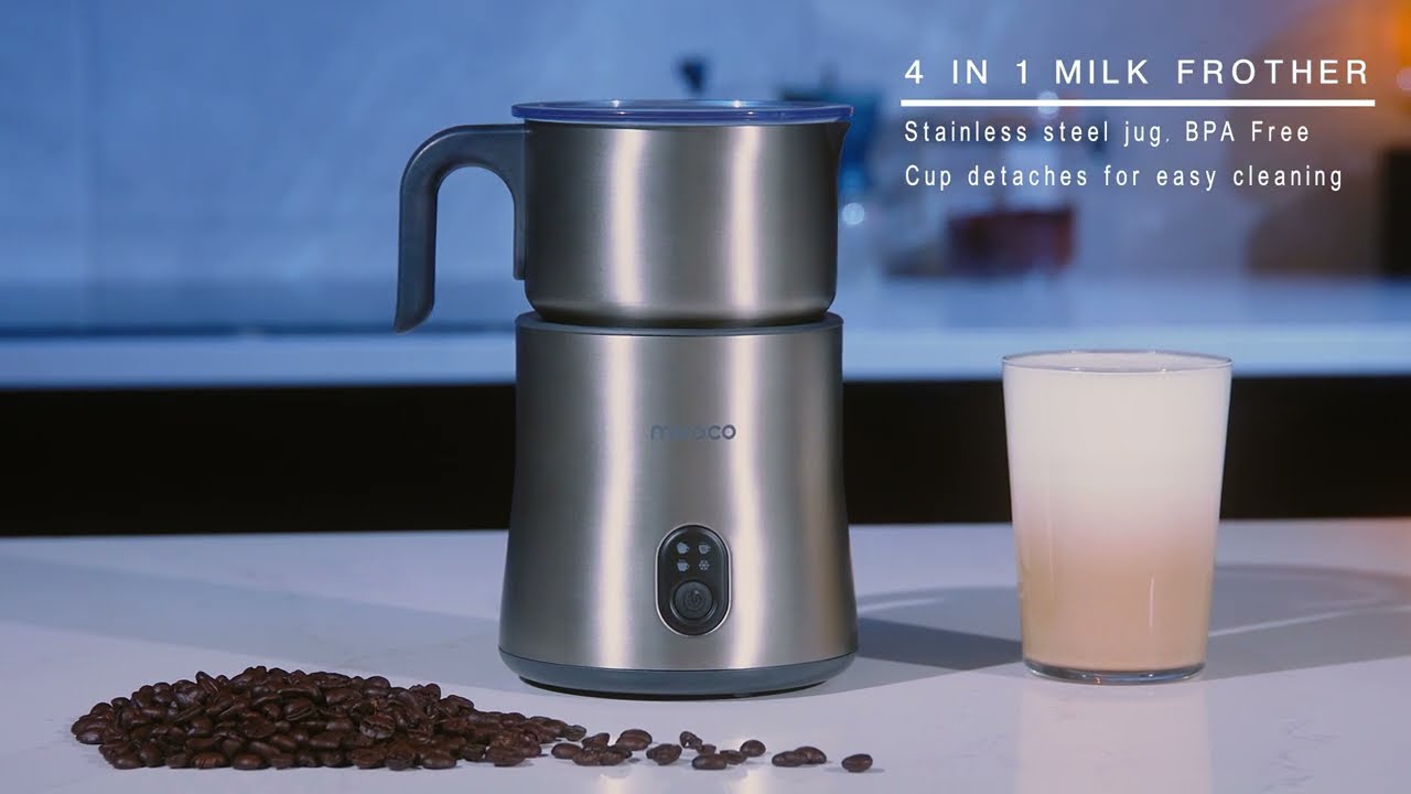 Miroco 4In1 Automatic Detachable Milk Frother YouTube