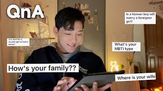 How's your Family?  QnA | Family | Marriage | Age | MBTI