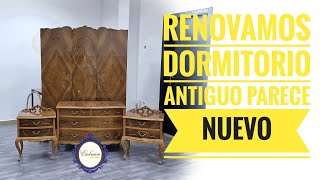 Transformamos DORMITORIO antiguo en uno totalmente NUEVO con Pintura de Tiza