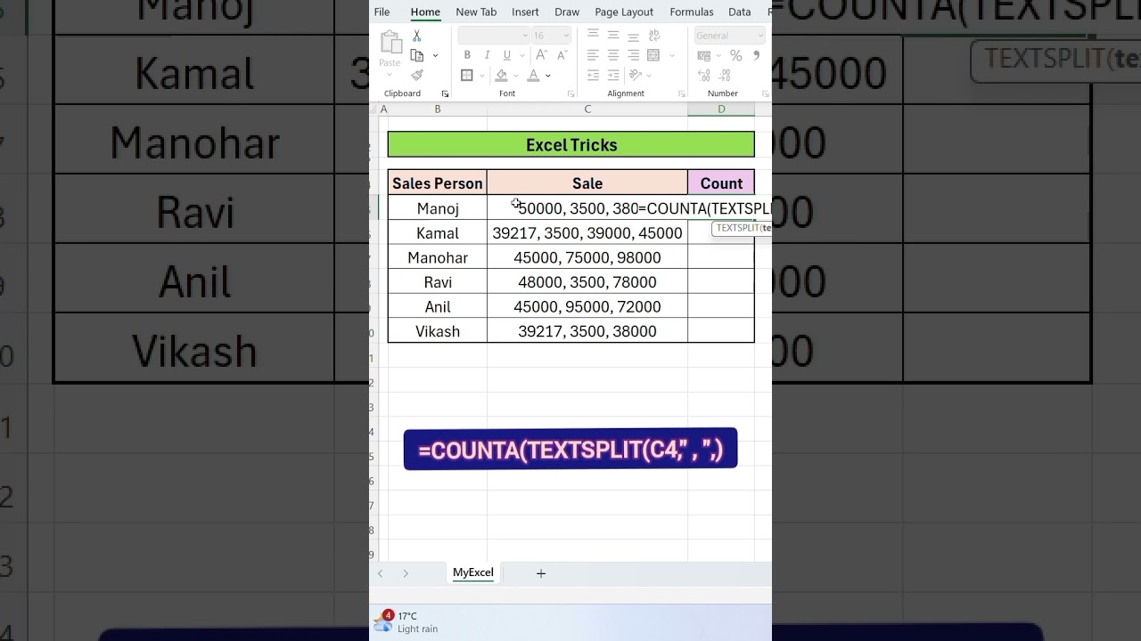 Excel Trick You Must Know 🔥 | 1 Excel Trick That Saves Time | Excel Trick in 10 Seconds ⚡