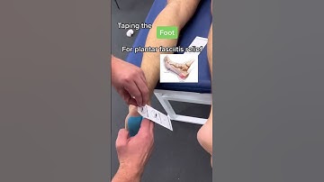 Taping for Plantar Fasciitis pain relief using Spidertech Kinesiology tape! #plantarfasciatis