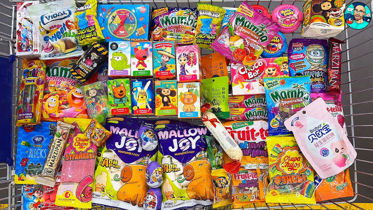 Море Конфет и Сладостей 🍬 Киндер Маша и Медведь, Щенячий Патруль, Роблокс, Буба, Муланги, Три кота