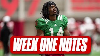 Nebraska Football wraps up week 1 of Huskers spring practice I HuskerOnline details their notes