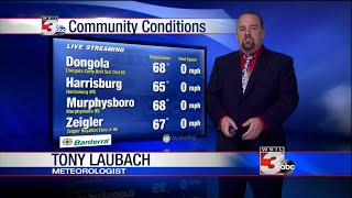 WSIL-TV Weather Anchor Debut (August 7, 2016)