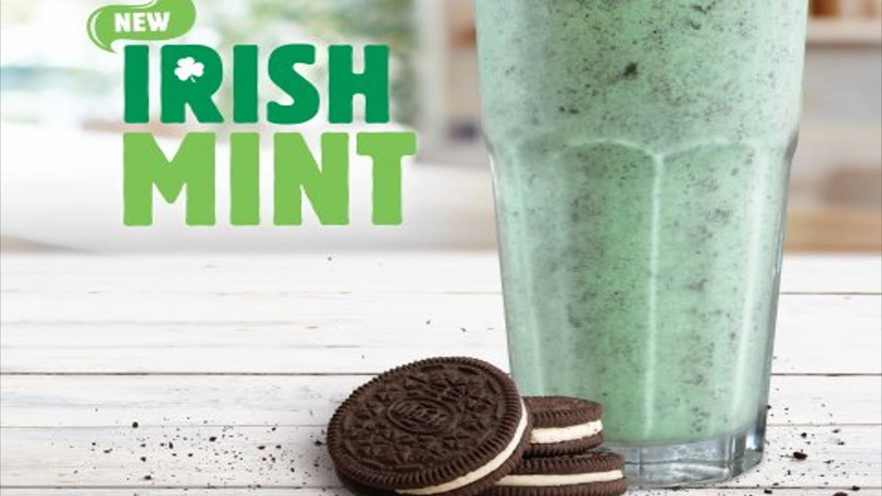 CarBS Burger King Oreo Irish Mint Shake YouTube