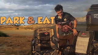 Park & Eat: SUNSET Setup at Masintoc Sand Dunes ft ARB Touring, Airlocker & Hamer Chair Quick Review