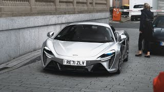 NEW Mclaren Artura driving on the Streets! + Startup and Soundcheck
