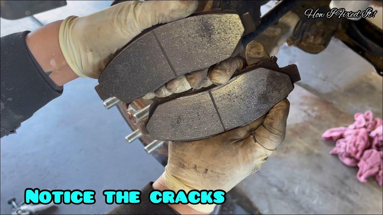 Customer States “My Brakes Squeak” Cracked Brake Pads/Overheated Rotors