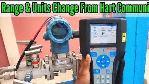 HART Communicator Training/Emerson 475/Range and Unit Change from HART Communicator