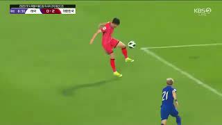 South Korea's second goal against Thailand by Son Heung-min