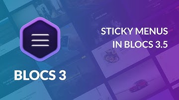 Sticky Menus with Hero Images in Blocs 3.5