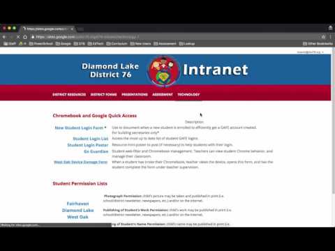 Access Staff Intranet and Damage Device Form