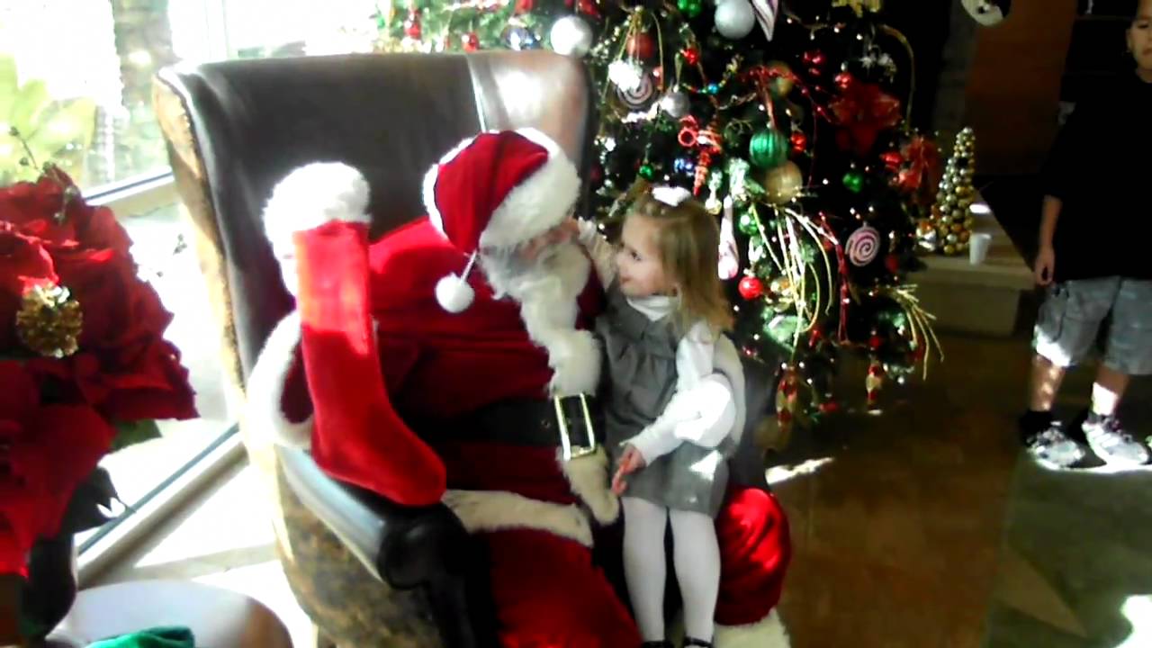 Sitting on Santas Lap