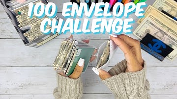 SAVINGS CHALLENGE STUFFING | CASH STUFFING | SMALL BUSINESS PAY | BUDGETING | 100 ENVELOPE CHALLENGE